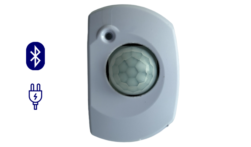 Capteur détecteur de mouvement vue de face